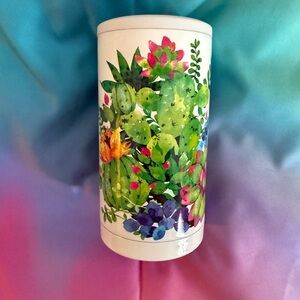 Floral Cactus Drinkware Tumbler